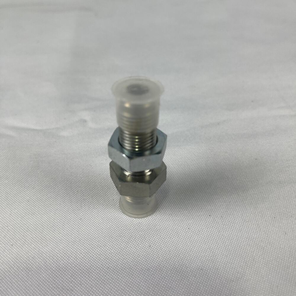 Parker 8WTX-WLN-B Triple-Lok Brass Straight Bulkhead Union Fitting 1/2" Tube
